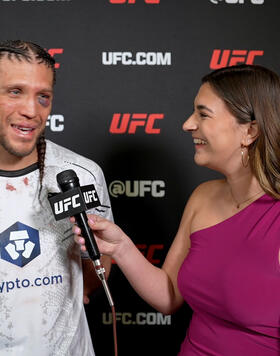 Featherweight Brian Ortega Speaks With UFC.com After His Submission Victory Over Daniel Yair Rodriguez  At UFC Fight Night: Moreno vs Royval 2 On February 24, 2024