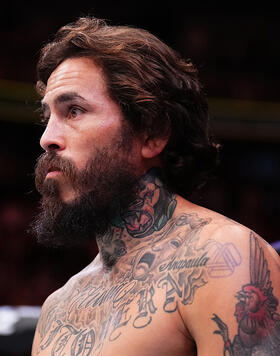 Marlon Vera of Ecuador prepares to face Sean O'Malley in the UFC bantamweight championship fight during the UFC 299 event at Kaseya Center on March 09, 2024 in Miami, Florida. (Photo by Chris Unger/Zuffa LLC)