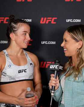 Flyweight Maycee Barber Speaks With UFC.com After Her Unanimous Decision Victory Against Katlyn Cerminara at UFC 299: O'Malley vs Vera 2 On March 9, 2024 