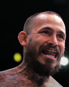 Marlon Vera of Ecuador prepares to fight Rob Font in a bantamweight fight during the UFC Fight Night event at UFC APEX on April 30, 2022 in Las Vegas, Nevada. (Photo by Chris Unger/Zuffa LLC)