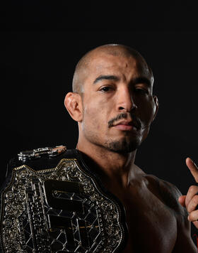 Jose Aldo of Brazil poses for a portrait backstage during the UFC 200 event on July 9, 2016 at T-Mobile Arena in Las Vegas, Nevada. (Photo by Mike Roach/Zuffa LLC)