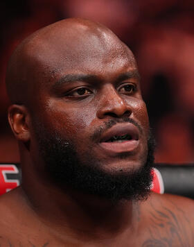 Derrick Lewis prepares before his heavyweight fight against Rodrigo Nascimento of Brazil during the UFC Fight Night event at Enterprise Center on May 11, 2024 in St Louis, Missouri. (Photo by Josh Hedges/Zuffa LLC)