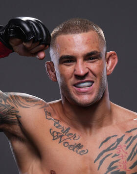 Dustin Poirier poses for a portrait after his victory during the UFC 299 event at Kaseya Center on March 09, 2024 in Miami, Florida. (Photo by Mike Roach/Zuffa LLC)