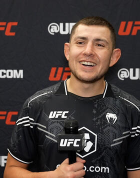 Featherweight Steve Garcia Reacts With UFC.com After His Victory By TKO Over SeungWoo Choi At UFC Fight Night: Lemos vs Jandiroba on July 20, 2024