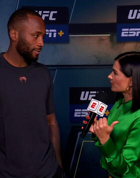 Welterweight Leon Edwards Talks With Megan Olivi Ahead Of UFC 304: Edwards vs Muhammad 2, Live From Co-op Live In Manchester, England