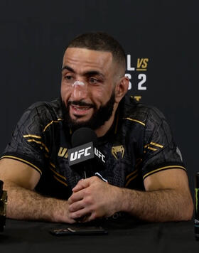 Welterweight Champion Belal Muhammad Speaks To The Media Following UFC 304: Edwards vs Muhammad 2 In Manchester, England