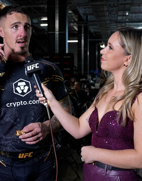 Interim Heavyweight Champion Tom Aspinall Reacts With UFC.com After His Knockout Victory Over Curtis Blaydes At UFC 304: Edwards vs Muhammad 2 On July 27, 2024