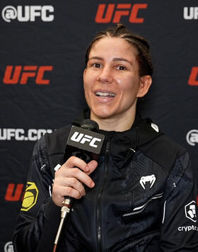 Bantamweight Karol Rosa Talks With UFC.com After Her Unanimous Decision Win Over Pannie Kianzad At UFC Fight Night Tybura vs Spivac 2 In Las Vegas, Nevada, On August 10, 2024