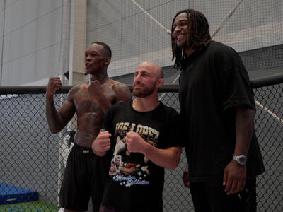 Go Behind The Scenes With The Athletes Fighting At UFC 305 Du Plessis vs Adesanya In Perth, Western Australia On August 17, 2024