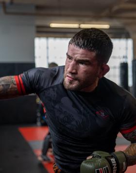 Sean Brady trains at Marquez MMA in Philadelphia, Pennsylvania on October 5, 2022. (Photo by Maddyn Johnstone-Thomas/Zuffa LLC)