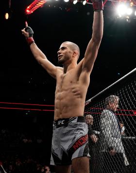 Muhammad Mokaev of England enters the Octagon before facing Cody Durden in a flyweight fight during the UFC Fight Night event at O2 Arena on March 19, 2022 in London, England. (Photo by Chris Unger/Zuffa LLC)