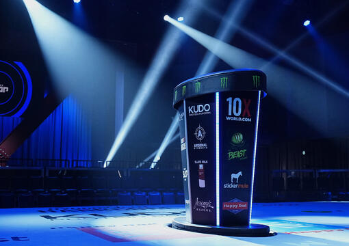 A general view of the Power Slap stage. (Photo by Chris Unger/ Zuffa LLC)