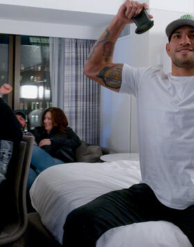 UFC light heavyweight Alex Pereira plays video games on episode 5 of UFC 295 Embedded.