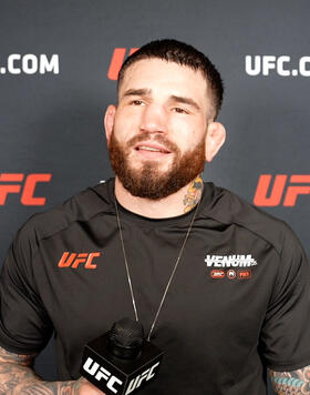 UFC Welterweight Sean Brady Reacts With UFC.com After His Submission Victory Over Kelvin Gastelum At UFC Fight Night: Dariush vs Tsarukyan On December 2.