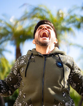 Henry Cejudo in California for UFC 298, February 2024 (Photo by Nolan Walker/Zuffa LLC)