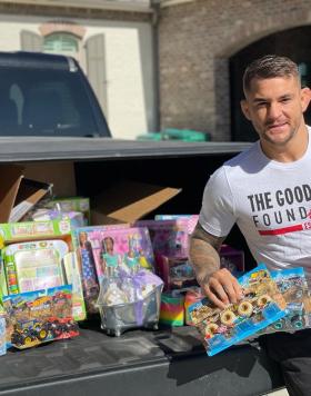 Dustin Poirier helps local community via his Good Fight Foundation