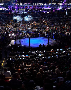 A general view of the Octagon during the UFC 220 event at TD Garden on January 20, 2018 in Boston, Massachusetts. (Photo by Jeff Bottari/Zuffa LLC/Zuffa LLC via Getty Images)