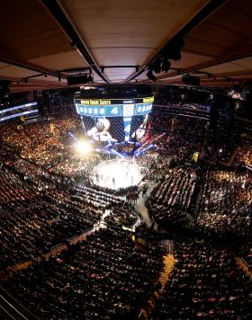 A general view of the octagon during the UFC 205 event at Madison Square Garden on November 12, 2016 in New York City. (Photo by Ed Mulholland/Zuffa LLC)