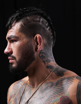 Anthony Hernandez poses for a post fight portrait backstage during the UFC Fight Night event at UFC APEX on May 20, 2023 in Las Vegas, Nevada. (Photo by Mike Roach/Zuffa LLC via Getty Images)