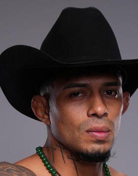 Jonathan Martinez poses for a portrait after his victory during the UFC Fight Night event at UFC APEX on October 14, 2023 in Las Vegas, Nevada. (Photo by Mike Roach/Zuffa LLC via Getty Images)