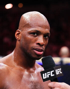 Michael 'Venom' Page of England reacts after his victory against Kevin Holland in a welterweight fight during the UFC 299 event at Kaseya Center on March 09, 2024 in Miami, Florida. (Photo by Chris Unger/Zuffa LLC)