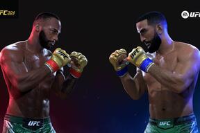 Leon Edwards and Belal Muhammad face off in the UFC game by EA Sports