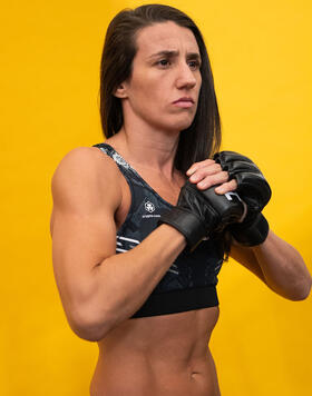 Marina Rodriguez during UFC 300 fight week in Las Vegas, April 2024 (Photo by Savannah Alarcon/Zuffa LLC)